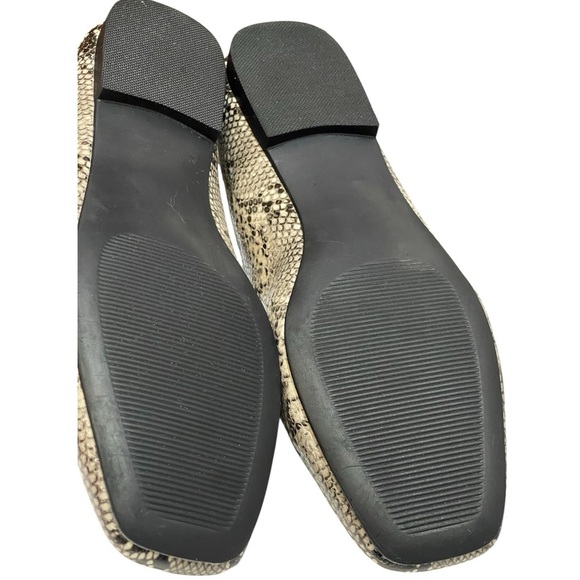🔥SALE🔥STEVE MADDEN DELIAH SNAKE SKIN BALLET FLATS SZ 9 M - Picture 14 of 15